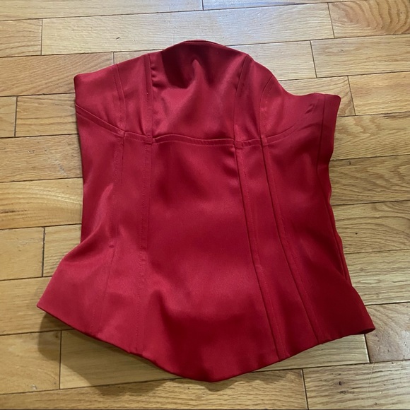 H&M Tops - BNWOT H&M red corset top in size 4